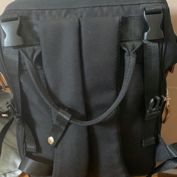 Black Diaper Bag - Backpack - Picture 2 of 2